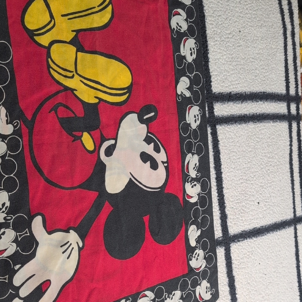Mickey Mouse Red and Black Standard Pillow Case